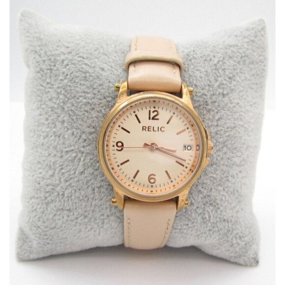 Women Relic Quartz WR Analog 30mm Dial Causal Round Watch (G69) ZR34382 - Picture 1 of 9